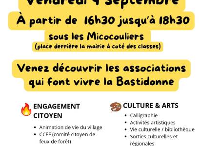 Forum des associations à La Bastidonne