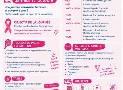 Octobre Rose au Rasteau Padel Club