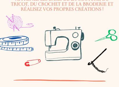 Atelier "De Pages en Aiguilles - Bibliothèque d'Entrechaux