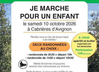 Je marche pour un enfant