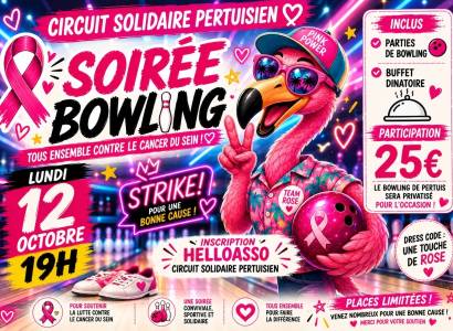 Soirée Bowling Octobre rose