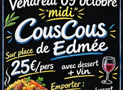 Couscous au Bar de la Poste à La Tour d'Aigues
