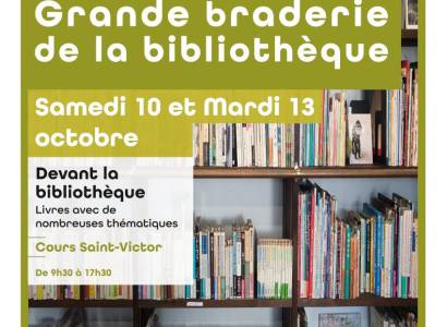 Grande Braderie de La Bibliothèque à Cucuron