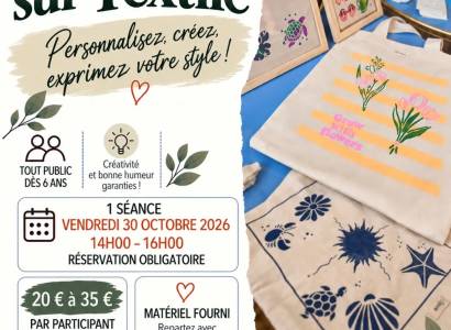 Atelier peinture sur textile