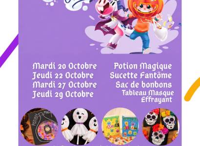 Ateliers d'Halloween au Centre commercial le Coudoulet