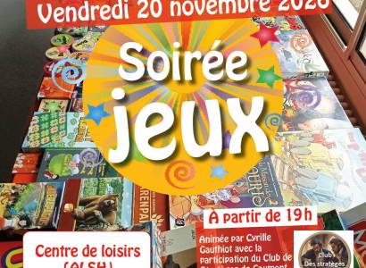 Soirée jeux de société