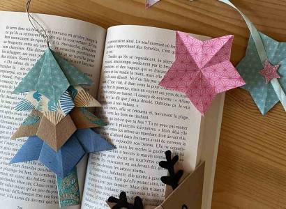 Décos de Noël en origami