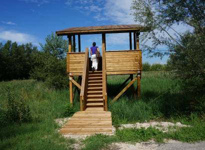 Sentier découverte et observatoires de la zone humide des confines
