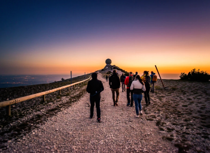 Rando coucher de soleil au Mont Ventoux avec AVentoux'Rando