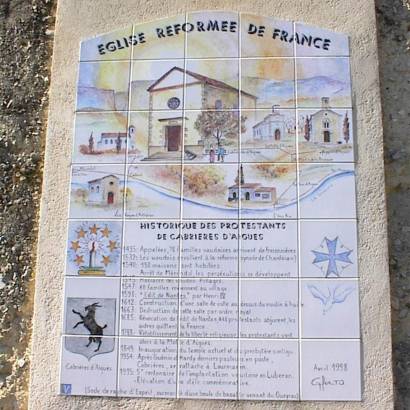 Le temple de Cabrières-d'Aigues - Patrimoine religieux