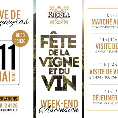 Fête de la Vigne et du Vin - Rhonéa Vacqueyras Le 11 mai 2024