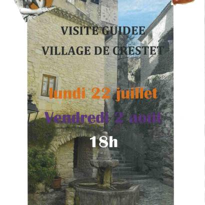 Guided tour of the village of Crestet with Mélanie Bienfait Pas d'Histoires