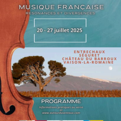Konzert 'Eröffnungsabend' des Festivals Autour du Ventoux