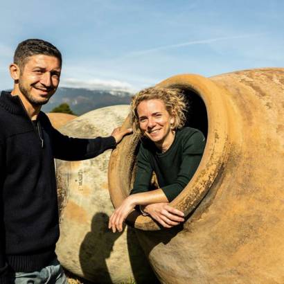 Festival Ventoux Saveurs : Découverte de vins naturels élevés en amphores au Domaine La Combe au Mas