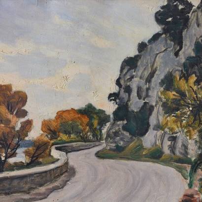 Seasonal display at the Musée Angladon: Ancienne route d'Aramon by Alfred Lesbros