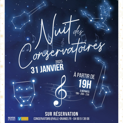 Nuit des Conservatoires Du 3 au 31 janv 2025