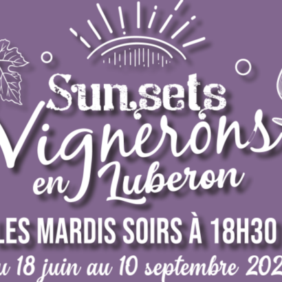 Les Sunsets Vignerons en Luberon au Domaine Le Novi Le 20 août 2024