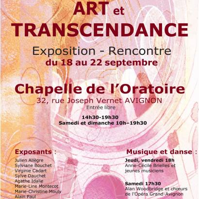 Les rencontres ASPA -Art et Transcendance