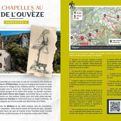 Les chapelles au fil de l'Ouvèze - Départ Entrechaux