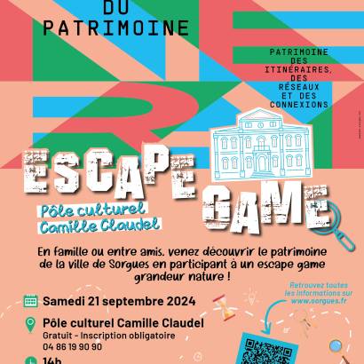 Journées Européennes du Patrimoine - Escape Game