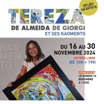 Exposition de l'artiste Tereza De Almeida De Giorgi