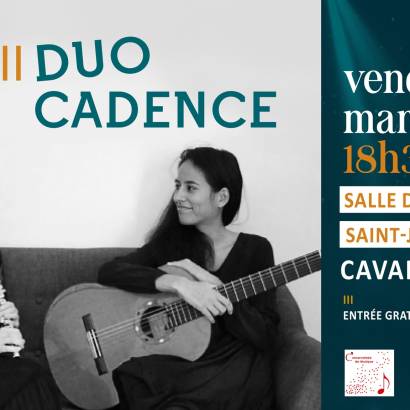 Duo Cadence, flûte et guitare Le 21 mars 2025