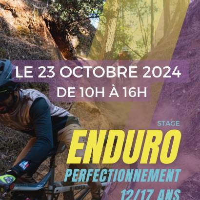 MTB Enduro Perfectionnement course 12/17 years old