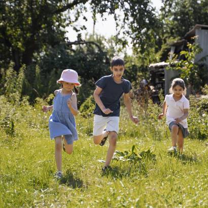 Jeux jolis au jardin