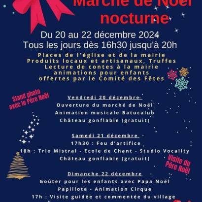 Marché de Noël nocturne Du 20 au 22 déc 2024