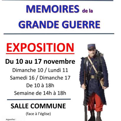 Mémoires de la Grande Guerre - Exposition