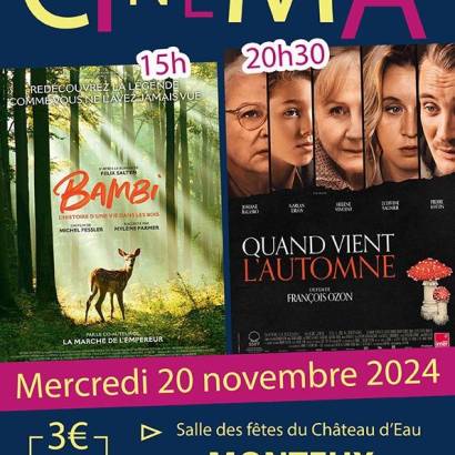 Cinéma - Bambi Le 20 nov 2024