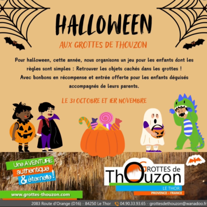 Halloween aux Grottes de Thouzon