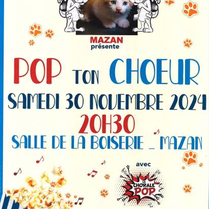 Pop ton Choeur Le 30 nov 2024