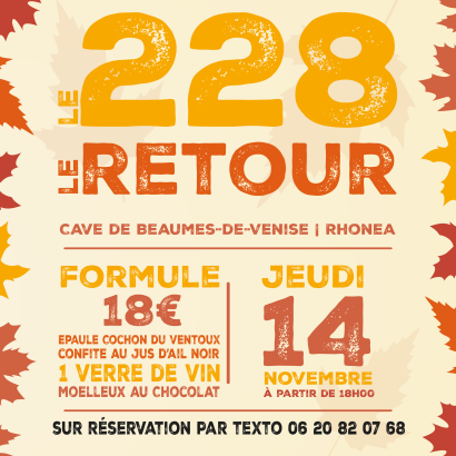 Le 228, le retour Le 14 nov 2024