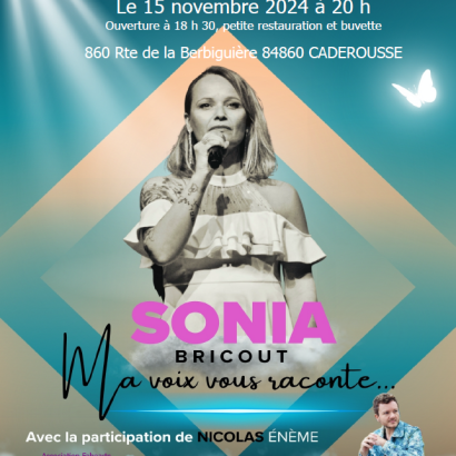 Spectacle musical de Sonia Bricout à la Grangette