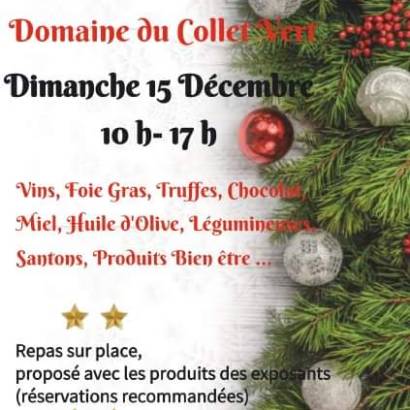 Marché de Noël au Domaine du Collet Vert