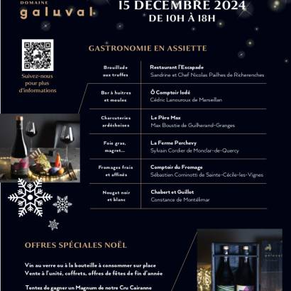 Marché de Noël au domaine Galuval