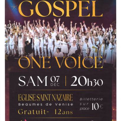 Concert de Noël Gospel One Voice