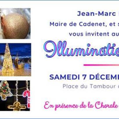 Illuminations de Noël à Cadenet