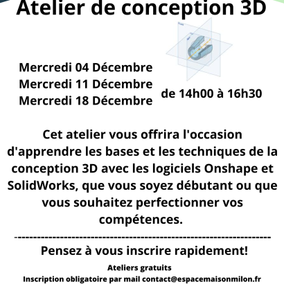 Atelier de conception 3D