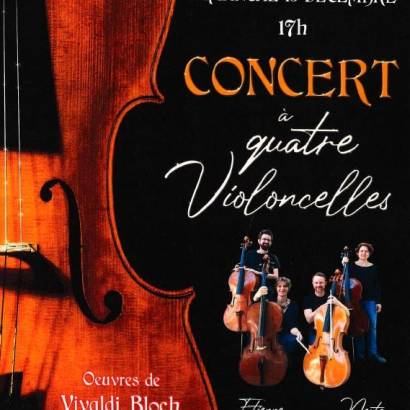 Concert à quatre violoncelles