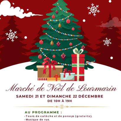 Marché de Noël à Lourmarin