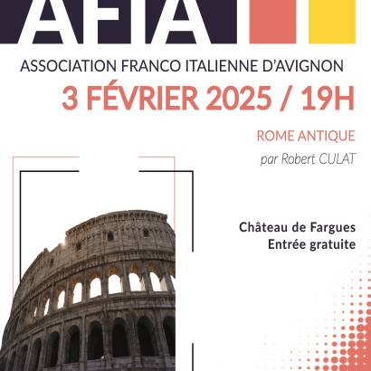 Conférence "Une histoire de la Rome antique à travers... Le 3 fév 2025