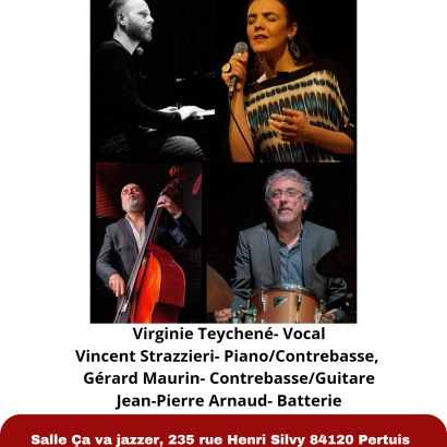 Virginie Teychené Quartet "Born to be blue" Le 25 janv 2025