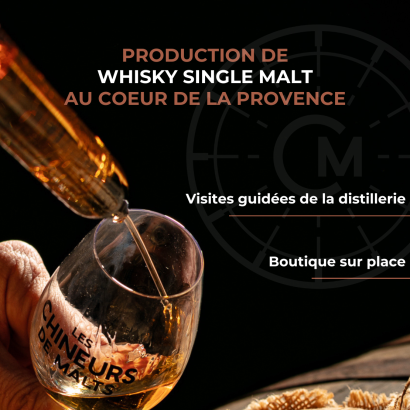 Tour van gerst tot whisky in het Engels - Les chineurs de malt