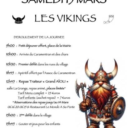 Les Vikings - Carnaval Lagnes Le 15 mars 2025