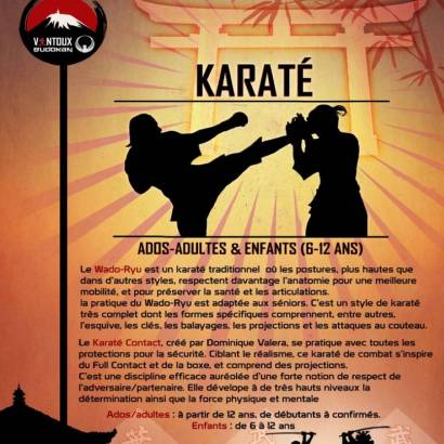 Cours de Karaté 6-12ans