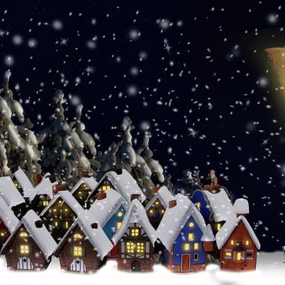 Mise en lumière du Village de Noël à Sorgues