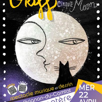 Spectacle musique et dessin « Griff et le cirque moon