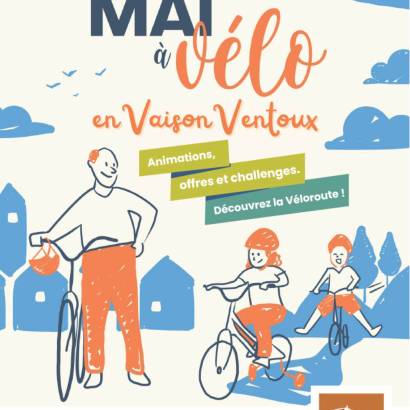 May by bike in Vaison Ventoux